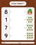 How many counting game with girls. worksheet for preschool kids, kids activity sheet
