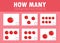 How many game for kids, Counting Game for Preschool Children, Learning mathematics, Education a mathematical game, How many object