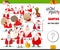 How many Santa Claus characters task for kids