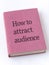 How to attract book