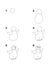How to draw Pinguin step by step cartoon illustration with white background