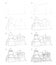 How to draw step by step sketch of imaginary medieval architectural building. Creation pencil drawing.