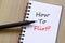 How To Flirt Concept Notepad