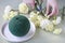 How to make carnation pomander ball, popular wedding decoration, tutorial