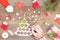 How to make a Christmas tree from a wooden blank. Children art project. DIY concept. Step by step photo instruction. Step 2 paint
