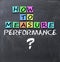 How to measure performance text on blackboard