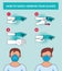 How to remove the gloves covid19 infographic