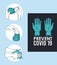 How to remove surgical mask safely infographic