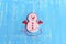 How to sew a Christmas snowman ornament. Step. Christmas tree crafts instruction for kids