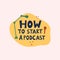 How to start a podcast lettering.