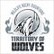 Howling Wolf emblem - dangerous territory