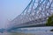 Howrah Bridge on river Ganges in Kolkata