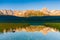 Howse Peak and Waterfowl Lake in Banff National Park, Alberta, Canada