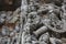 Hoysaleswara Temple Wall Carving of God killing the demon