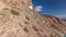 The Hozoviotissa Monastery standing on a rock over the Aegean sea in Amorgos island timelapse hyperlapse, Greece.