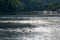 Hozu river with moutain landscape Arashiyama Japan