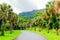 Hoâ€™omaluhia Botanical Garden in Oahu, Hawaii