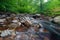 The HoÃ«gne river in the Belgium Ardennes is a small river full of cascades in the Liege Province