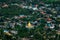 Hpa An city with Gabar Lone Buddhist Pagoda. Myanmar (Burma)