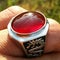 HQ Red Carnelian Stone On Ring