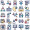 HR Management Vector Icons Set every single icon can be easily modified or edited