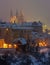 Hradcany in winter, Prague, Czech Republic