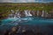 The Hraunfossar - an amazing blue cascade