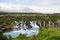 Hraunfossar Waterfall, Iceland