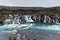 Hraunfossar Waterfall, Northwest Iceland