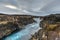 Hraunfossar Waterfall, Northwest Iceland