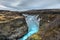 Hraunfossar Waterfall, Northwest Iceland