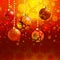 ï¿½hristmas background with baubles. EPS 8