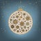 ï¿½hristmas background with christmas ball. EPS 8