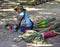 Hsipaw Traveling Homemade Brooms Salesman