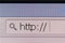 Http address bar browser