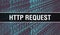 HTTP REQUEST concept illustration using code for developing programs and app. HTTP REQUEST website code with colourful tags in
