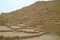 Huaca Pucllana, the remains of ancient adobe and clay pyramid in Miraflores, Lima, Peru