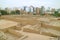 Huaca Pucllana, the Ruins of Pre-Inca Ceremonial and Administrative Site among the Modern City of Lima, Peru