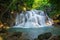 Huai Mae Kamin beautiful waterfalls