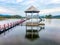 Huai Mai Tai Reservoir lake in in Changwat Phetchaburi, Thailand