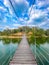 Huai Mai Tai Reservoir lake in in Changwat Phetchaburi, Thailand