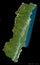 Hualien, Taiwan - black solid. Sentinel-2 satellite