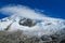 Huascaran high snow mountains in Peru