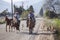 Huasos on his Horses. Chile