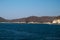 Huatulco bay with blue ocean