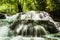 Huay Mae Kamin waterfall, the beautiful waterfall in deep forest at Srinakarin Dam National Park - Huay Mae Kamin waterfall.