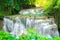 Huay Mae Kamin Waterfall in National Park Kanchanaburi province, Thailand