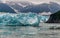 Hubbard Glacier while melting Alaska