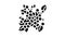 huckleberry plant branch glyph icon animation