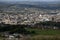 Huddersfield, West Yorkshire, UK, October 2013, view of Huddersfield and the surrounding area from Castle Hill